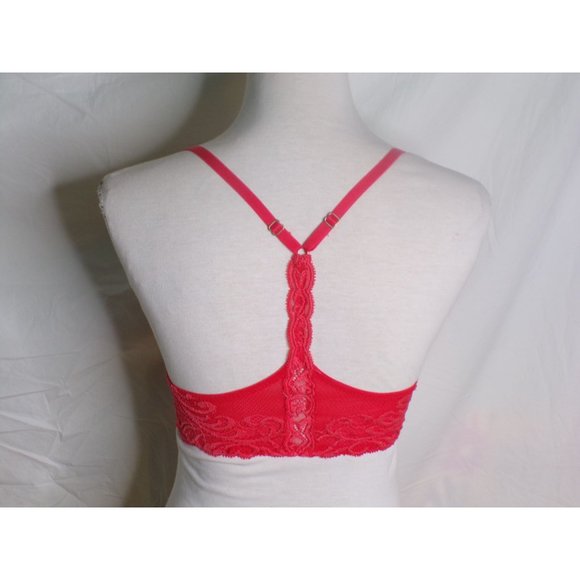 NATORI Feathers UW T-Back Front Close Bra #735023 Bright Coral 32D NEW - Picture 8 of 8